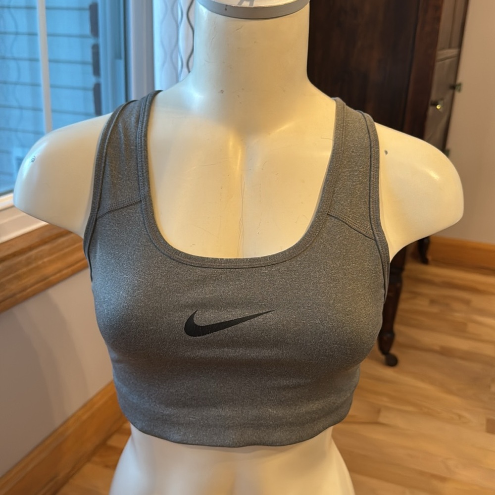 Nike Dri-Fit sports bra gray size small